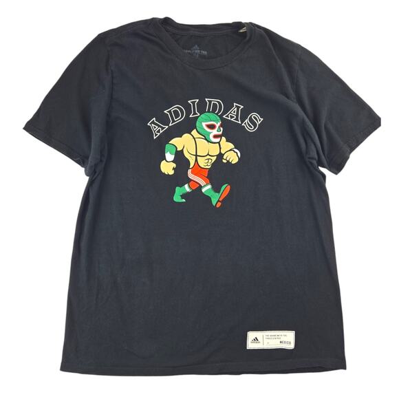 Adidas | Lucha Libre- Mexican Wrestler- T-Shirt | Size Medium - Picture 1 of 7